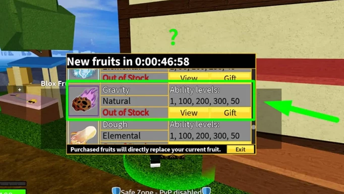How To Get Gravity Fruit In Blox Fruits
